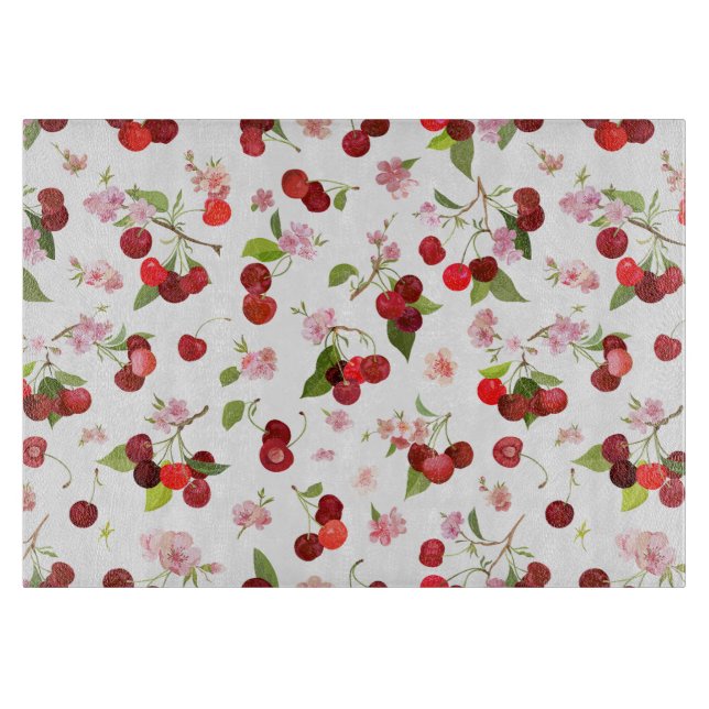 Planche À Découper Motif Cerise 1 (Devant)