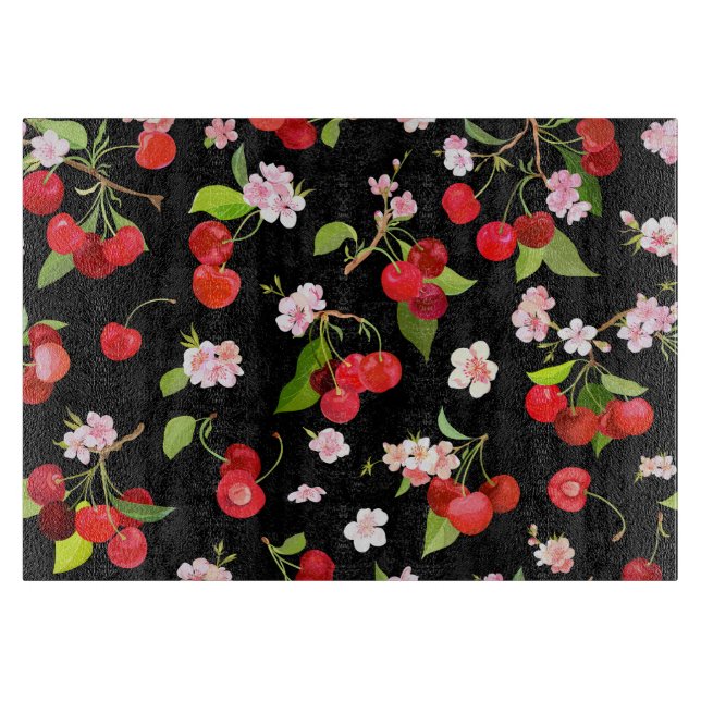 Planche À Découper Motif cerise 2 (Devant)