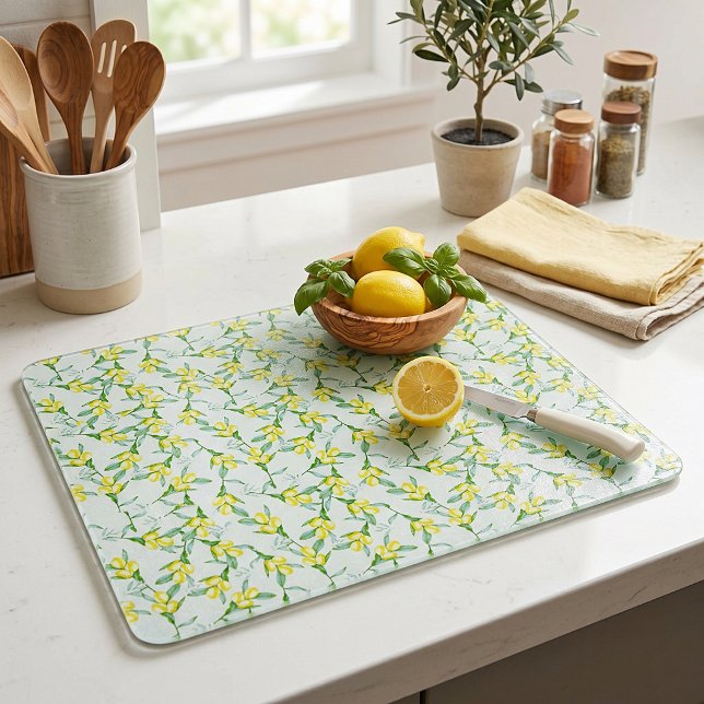 Planche À Découper Motif citrons  (Créateur téléchargé)