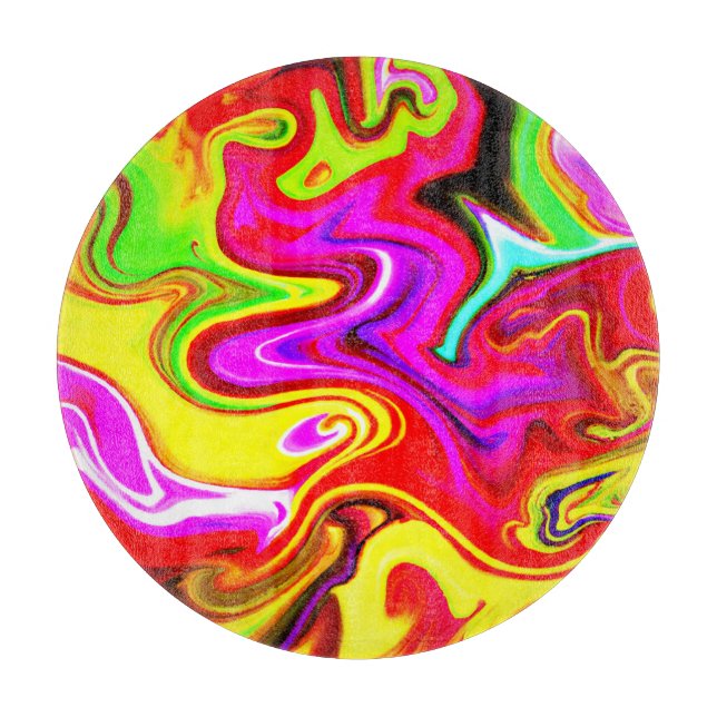 Planche À Découper Motif Couleur éclat (Devant)