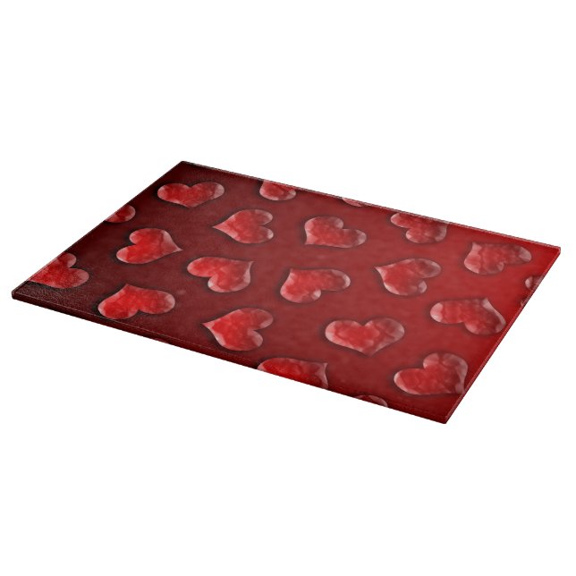Planche À Découper Motif Crystal Hearts (Coin)