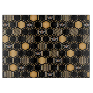 Planche À Découper Motif d'abeilles