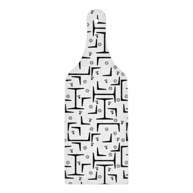 Planche À Découper Motif d'acier structurel (Devant)