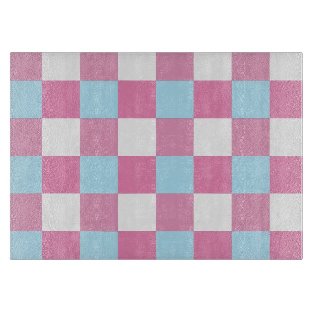 Planche À Découper Motif damier (Devant)