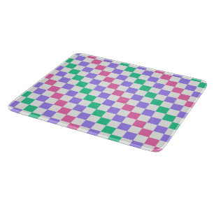 Planche À Découper Motif damier en diagonale de magasin de bonbons