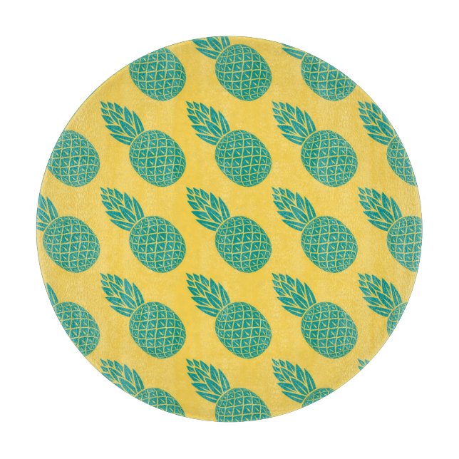 Planche À Découper Motif d'ananas (Devant)