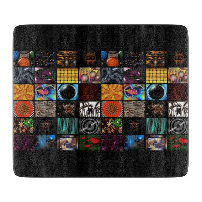 Planche À Découper Motif d'arts pop décoratifs (Devant)