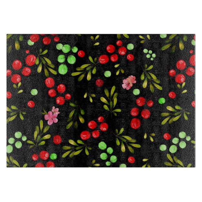 Planche À Découper Motif de Baies (Devant)