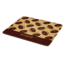 Motif de beignes marron chocolat