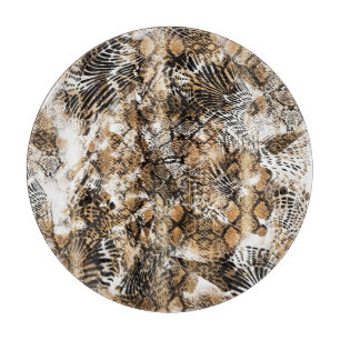 Planche À Découper Motif de camouflage coloré Leopard Zebra