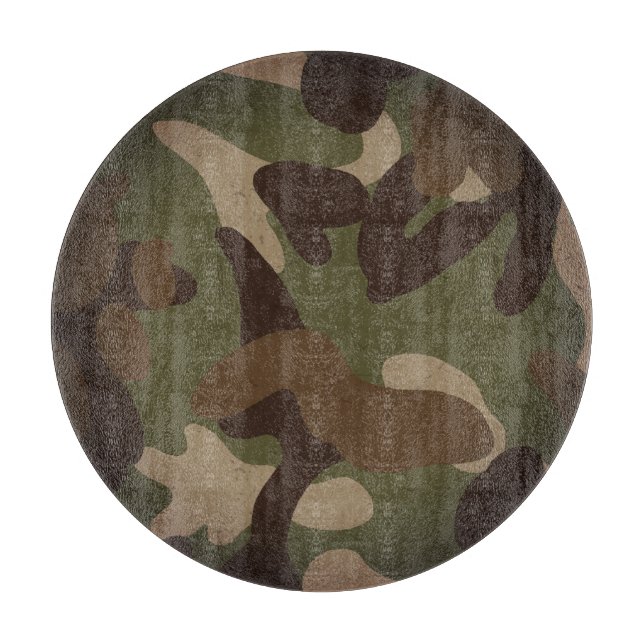 Planche À Découper Motif de camouflage militaire classique (Devant)