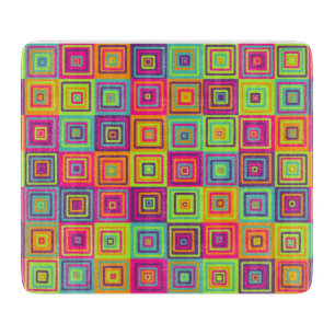 Planche À Découper Motif de carrés