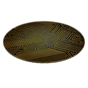 Planche À Découper Motif de carte d'ordinateur