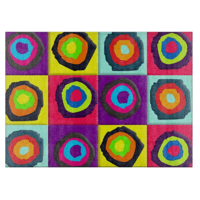 Planche À Découper motif de cercles  (Devant)
