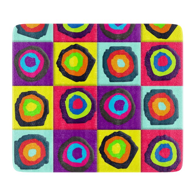 Planche À Découper motif de cercles  (Devant)