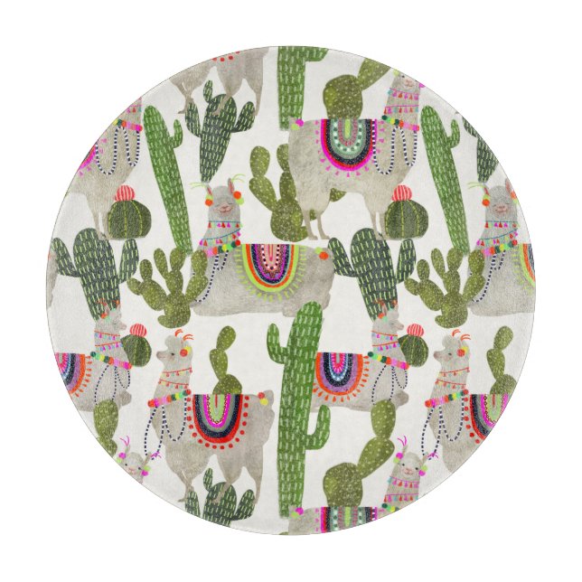 Planche À Découper Motif de collection Llamarama (Devant)