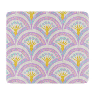 Planche À Découper Motif de coquille de couleur pastel