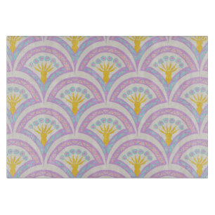 Planche À Découper Motif de coquille de couleur pastel