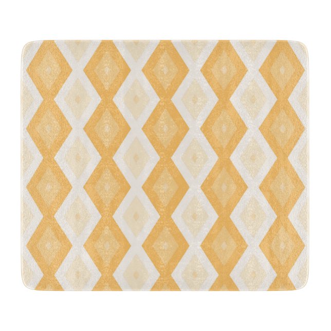 Planche À Découper Motif de diamant jaune (Devant)