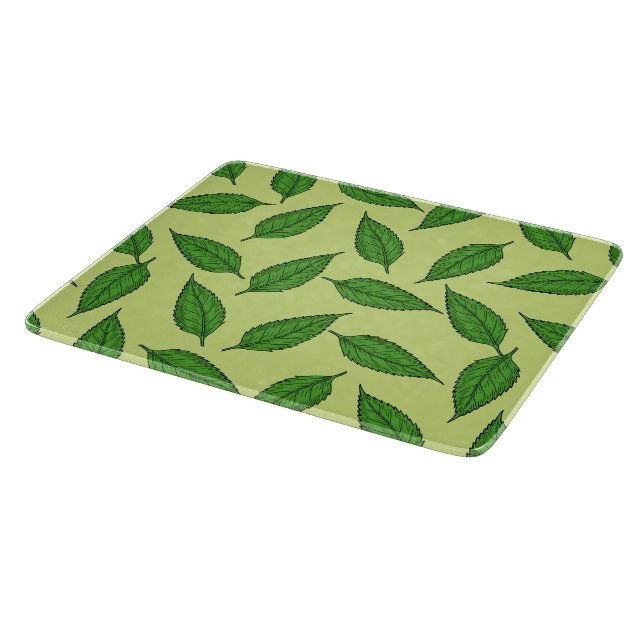 Planche À Découper Motif De Feuilles, Motif De Feuilles, Feuilles De  (Coin)