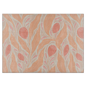Planche À Découper Motif de fleurs