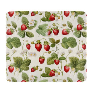 Planche À Découper Motif de fraises Berry Bliss intemporel