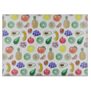 Planche À Découper Motif de fruits