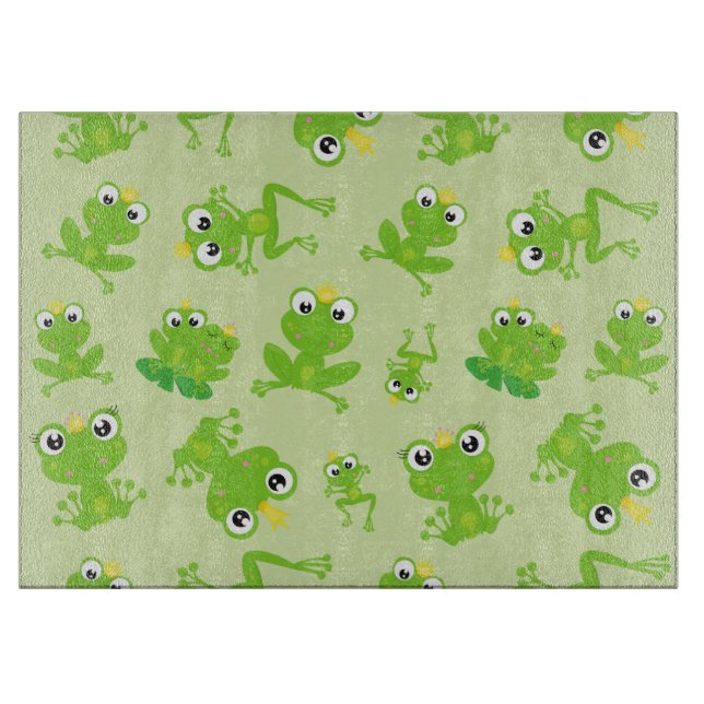 Planche À Découper Motif de grenouille, Grenouilles mignonnes, Grenou (Devant)