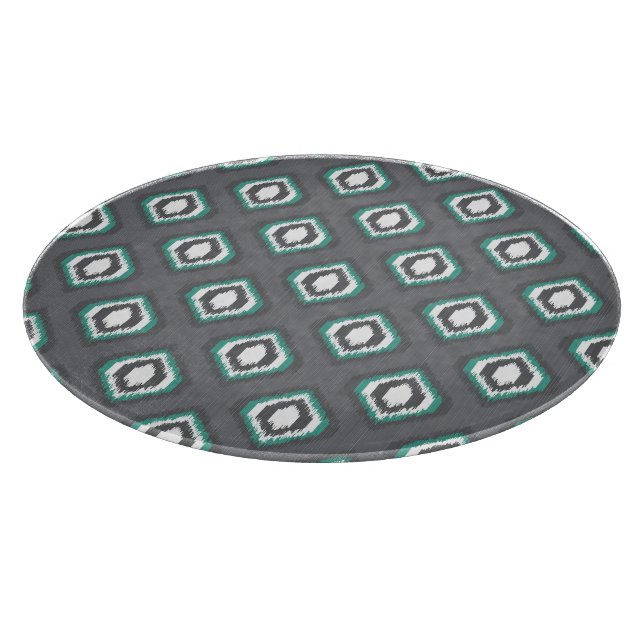 Planche À Découper motif de la tribu rétro-ikat (Coin)