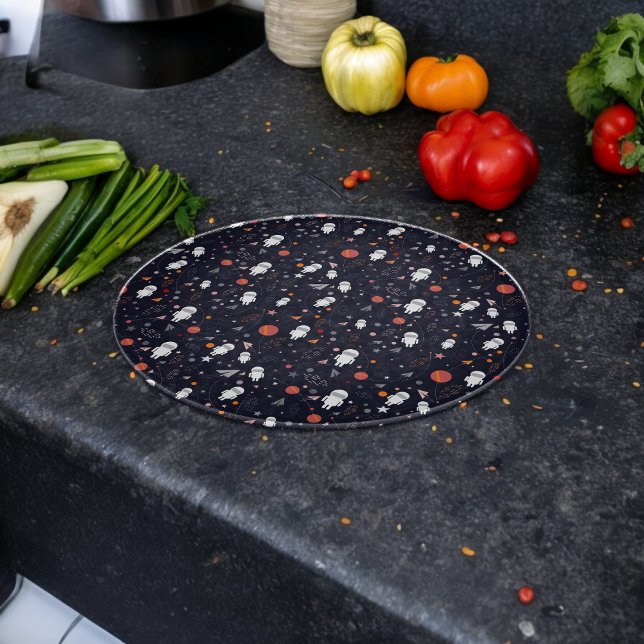 Planche À Découper Motif de l'astronaute Doodle (Chopping Board)
