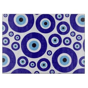 Planche À Découper Motif de l'œil maléfique, Œil grec, Œil turc, Naza