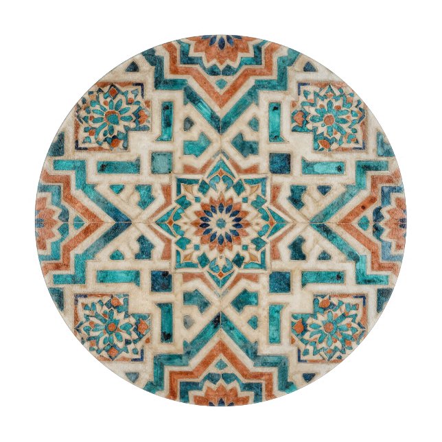 Planche À Découper Motif de mosaïque marocaine (Devant)