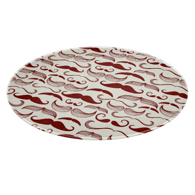 Planche À Découper Motif de moustache, rétro style 3 (Coin)