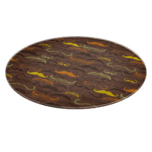 Planche À Découper Motif de moustache, rétro style 5