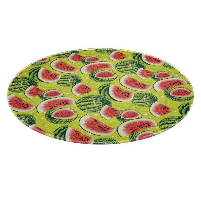 Planche À Découper Motif de pastèque (Coin)