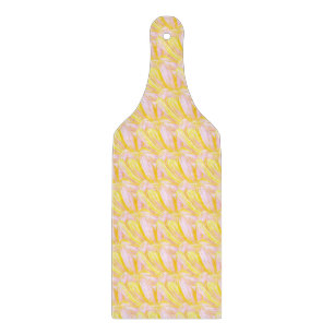 Planche À Découper Motif de pétale de fleur jaune de beurre doux 
