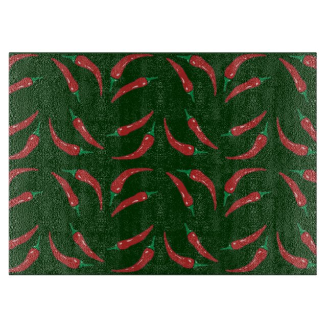 Planche À Découper motif de piments forts (Devant)