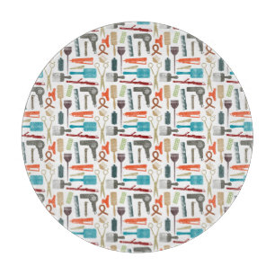 Planche À Découper Motif de soins capillaires