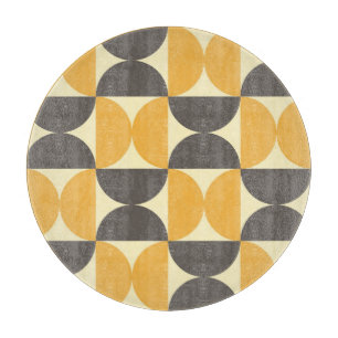 Planche À Découper Motif de style moderne et géométrique du milieu du