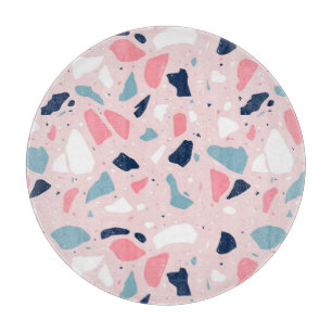 Planche À Découper Motif de Terrazzo rose