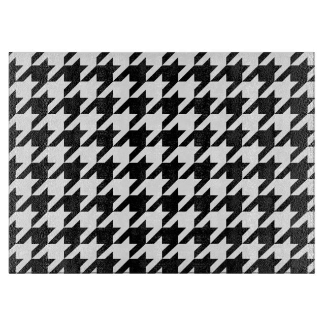Planche À Découper Motif de tissage classique Houndstooth (Devant)