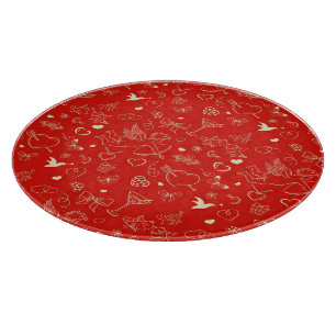 Planche À Découper Motif de Valentine