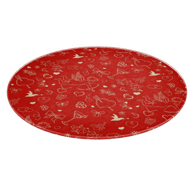 Planche À Découper Motif de Valentine (Coin)