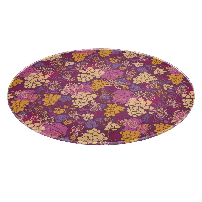 Planche À Découper motif de vignes douces arrière - plan (Coin)