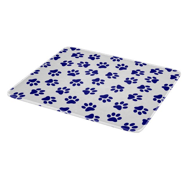 Planche À Découper Motif Des Paws, Paws Chiens, Paws Bleus Marine (Coin)