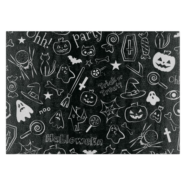 Planche À Découper Motif d'Halloween (Devant)