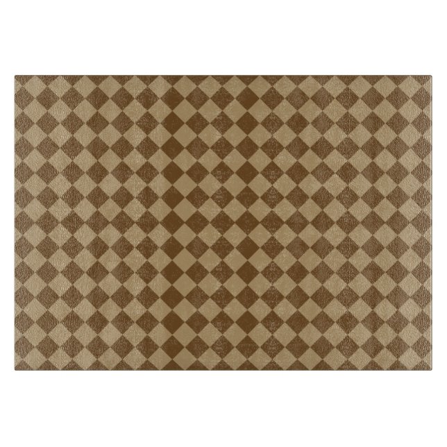 Planche À Découper Motif diamant combiné Brown par STaylor (Devant)