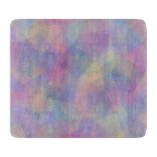 Planche À Découper Motif d'illusion abstrait coloré