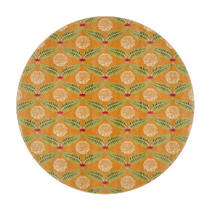 Planche À Découper Motif d'illustration traditionnel indien.