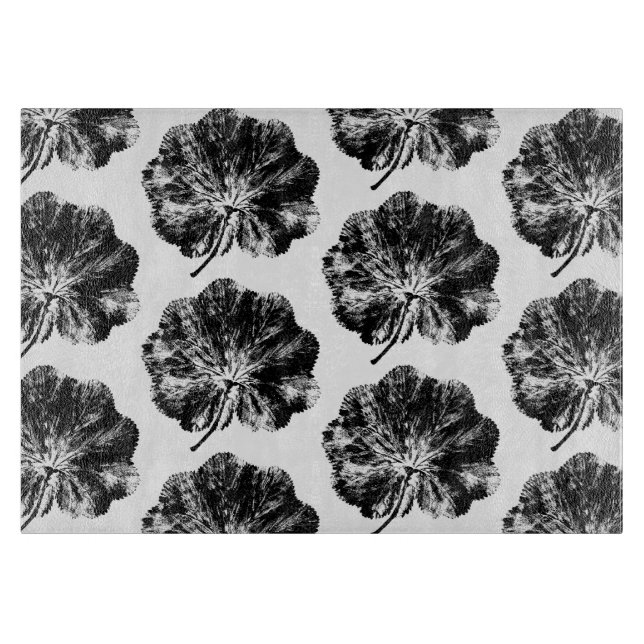 Planche À Découper Motif d'impression de la feuille de manteau de la  (Devant)